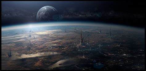 Sci Fi Matte Painting 091917 by rich35211 on DeviantArt