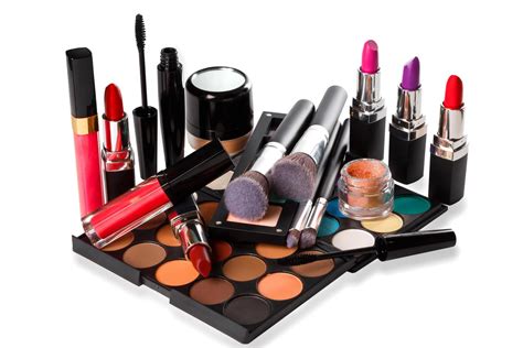 Set of different makeup objects on white 14354082 Stock Photo at Vecteezy