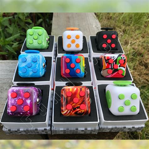 Figit Fiddle Cube Fidget Box Fidgit Desk Toys Figet Cubes Adult Kids Children UK - Special Needs ...