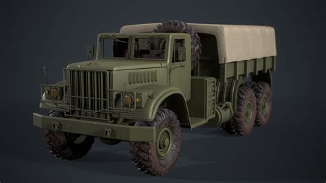 ArtStation - GMC M35 Military Truck