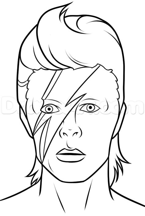 David Bowie Malvorlage