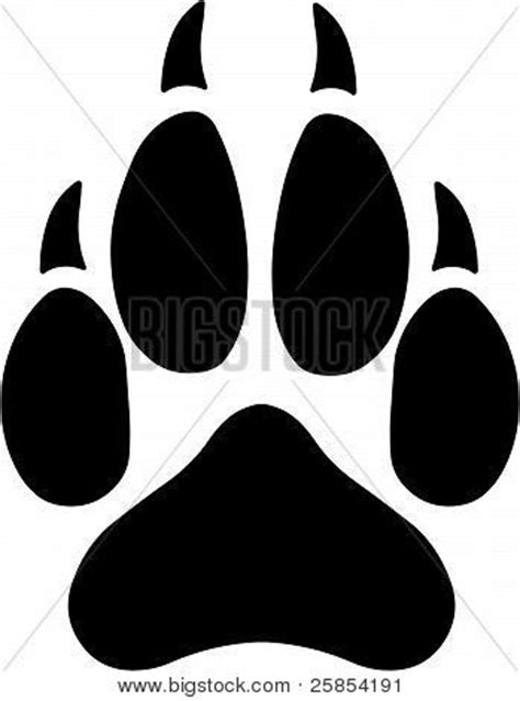 Wolf Stencil Template | Create a lightbox | Howl at the Moon | Wolf paw, Wolf paw tattoos, Wolf ...