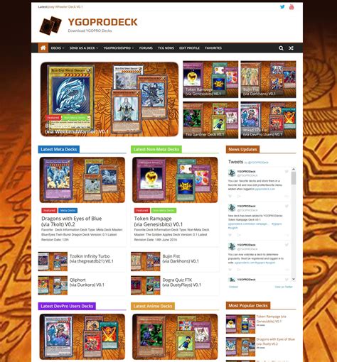 YGOPRODECK V2.0 - Site Updates + Stats! : r/yugioh