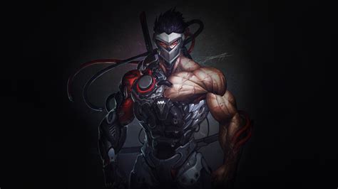 Genji, Blackwatch, Overwatch, 4K, #347 Wallpaper PC Desktop