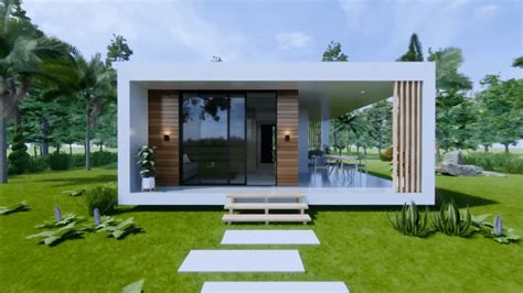 Box Type Tiny House Design 4.5m x 7m - Dream Tiny Living