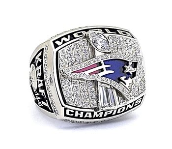 2001 New England Patriots 10K Super Bowl XXXVI Champions Ring