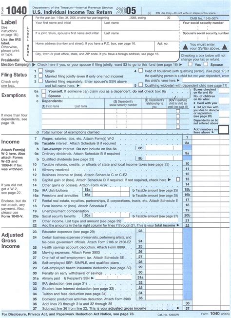 IRS Tax Forms Simple English Wikipedia The Free | 1040 Form Printable