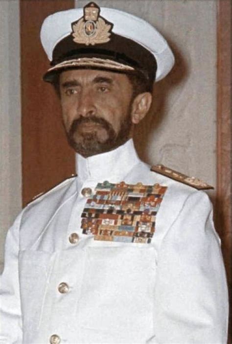 Haile Selassie in the uniform of the Ethiopian Navy. | Haile selassie ...