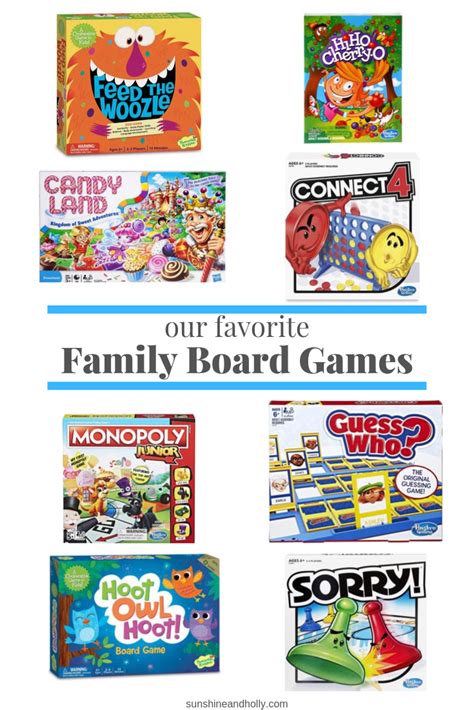 Our Favorite Family Board Games - Sunshine and Holly