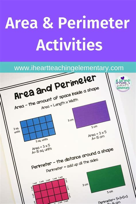 5 Area and Perimeter Activities That Will Engage Kids | Area and ...