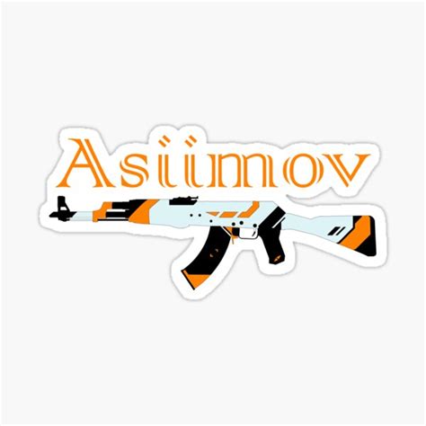 Asiimov Ak47 Stickers | Redbubble