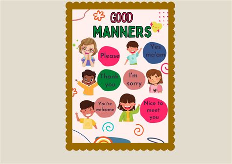 Good Manners Chart