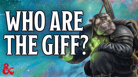 Who are the Giff? | Playable Race | Spelljammer |D&D - YouTube