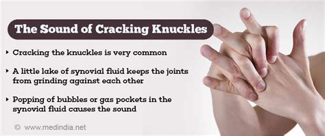 Knuckle-cracking Sound Explained