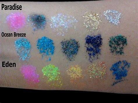 Nyx Glitter Cream Palette Review, Swatches..$6 | chadnisstyle