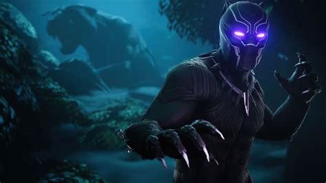 Black Panther Wallpaper 4K, Skin, Fortnite, Dark, 2020 Games