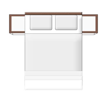 Plan Top View Bed PNG Transparent Images Free Download | Vector Files | Pngtree