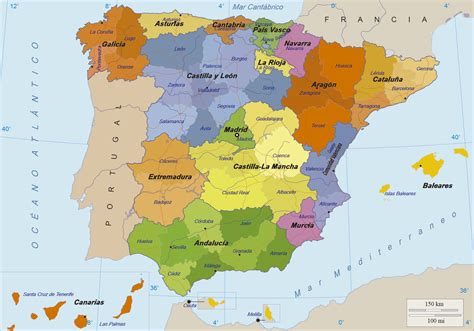 Mapa de España, ¡todos los mapas de España para imprimir! | Pequeocio.com