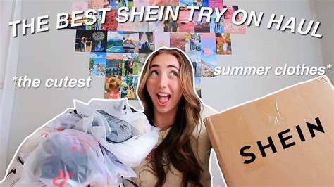 HUGE SHEIN TRY ON HAUL*the cutest summer clothing haul!! - YouTube