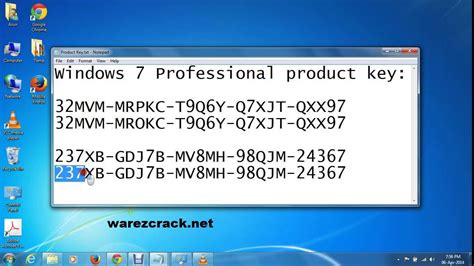 Windows 7 Professional Product Key Generator 32/64 Bit Free