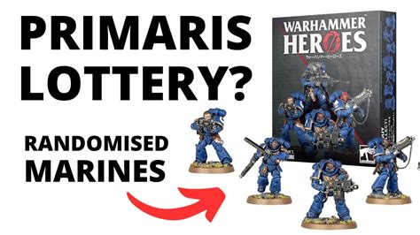 GW Selling Randomised Primaris Marines - Seven New Sculpts in Space Marine Heroes - YouTube