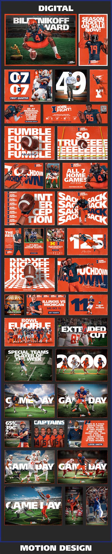 2019 Illinois Football Brand Identity on Behance