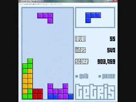 TRC - How to score 1 million at Tetris - YouTube