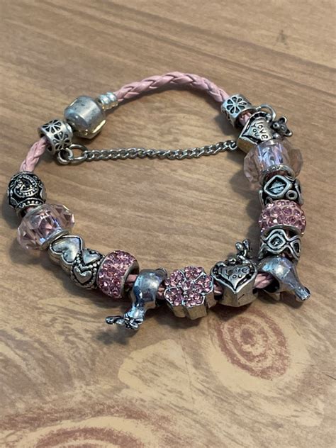 Lot #26 ROPE BRACELET WITH CHARMS LIKE PANDORA - Special Interest ...