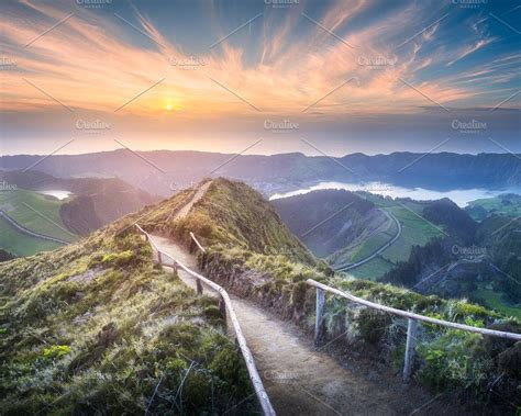 Mountain landscape Ponta Delgada isl | Weather in europe, São miguel ...