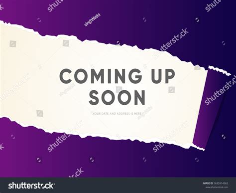 Coming Soon Banner Coming Soon Template Stock Illustration 1635914362 ...