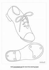 Tap Shoes Coloring Pages sketch template