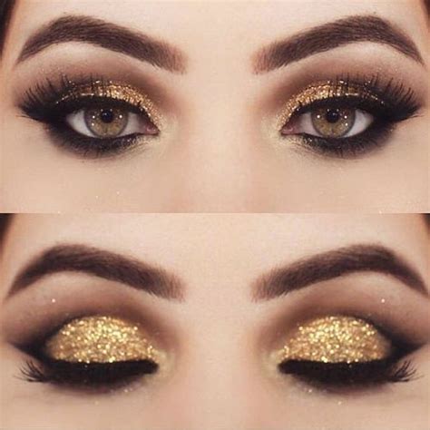 Best Ideas For Makeup Tutorials : Gold Eyeshadow | Colorful Eyeshadow Tutorials For Brown Eyes ...