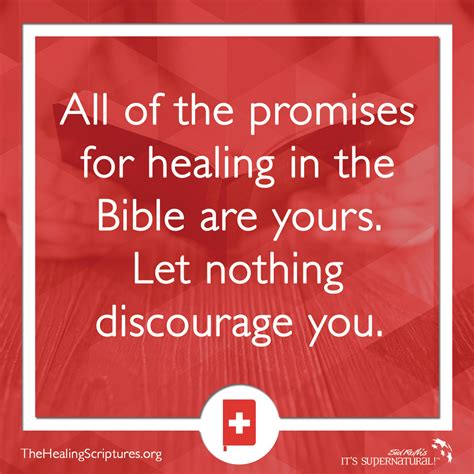 Persistent faith wins 100% of the time. God's promises for healing are ...