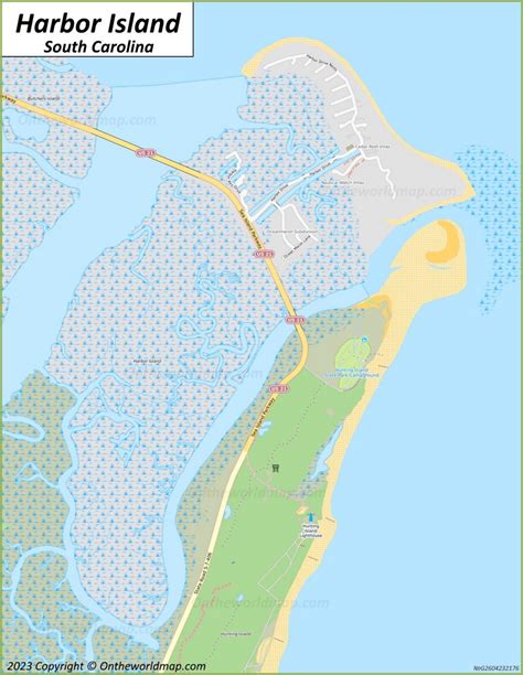 Harbor Island Map | South Carolina, U.S. | Detailed Maps of Harbor Island