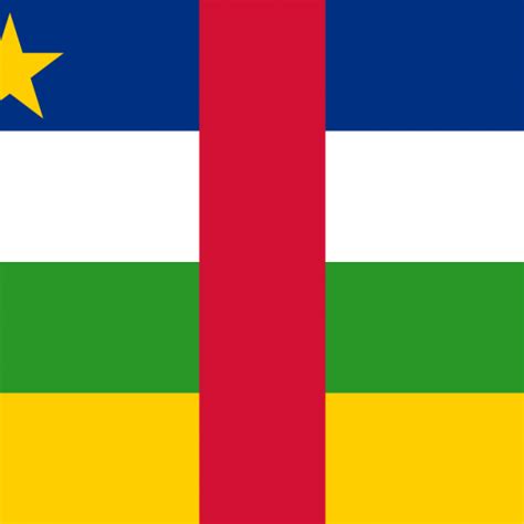 Bandera de República Centroafricana - Banderas y Soportes