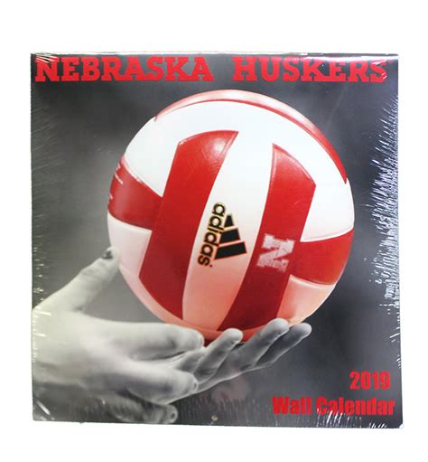 2019 Nebraska Volleyball Wall Calendar