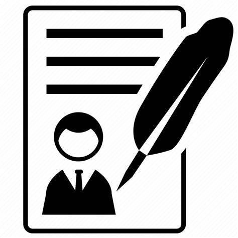 Biography, document, write icon - Download on Iconfinder