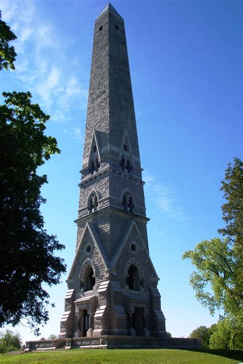 Saratoga Monument, Saratoga National Historical Park, near Saratoga ...