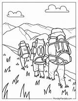 40 Camping & Hiking Coloring Pages Free PDF Printables sketch template