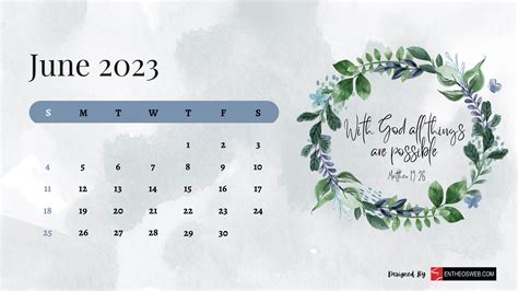 June 2023 Calendar Wallpapers - Wallpaper Cave