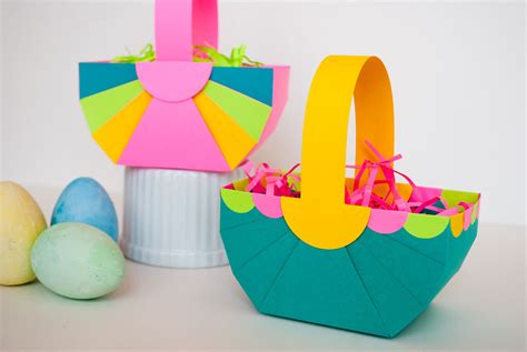 DIY Easter Basket Template (easy Easter crafts) - Merriment Design