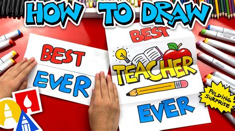 How To Draw The Best Teacher Ever Folding Surprise