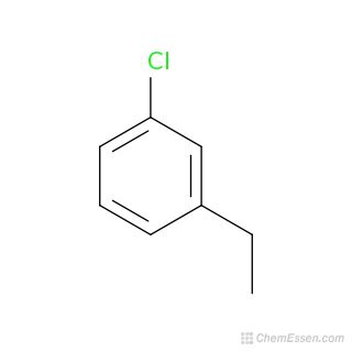 1-Chloro-3-ethylbenzene Structure - C8H9Cl - Over 100 million chemical compounds | CCDDS