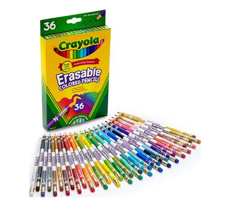 Crayola Erasable Colored Pencil Set - 36 Count | Crayola