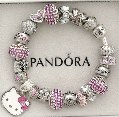 Authentic New Pandora Silver Charms | eBay | Hello kitty jewelry ...