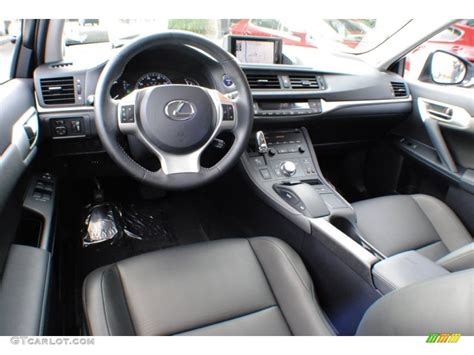 Black Interior 2012 Lexus CT 200h Hybrid Premium Photo #71407951 ...