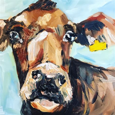 Holstein Friesian cattle original artwork oil painting on | Etsy | Farm ...