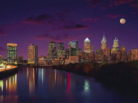 City Night Skyline wallpaper | 2560x1920 | #21259