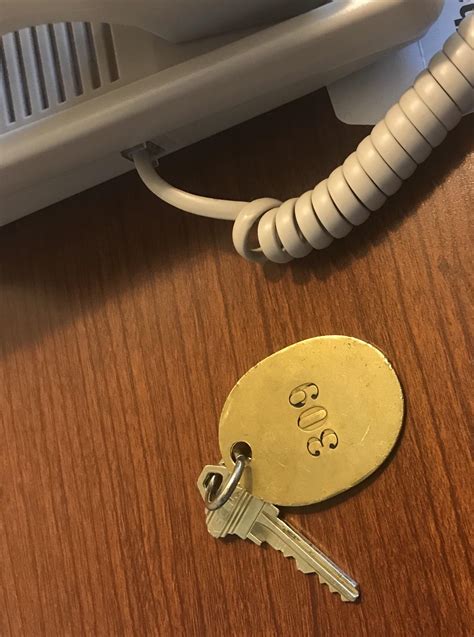 A hotel room key that’s actually a key. : r/nostalgia