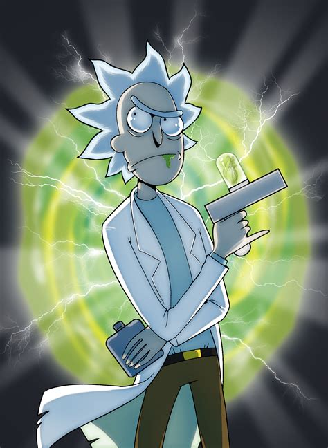 Rick Sanchez [Rick and Morty] by Nyarlah on DeviantArt